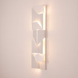 Modern Grand Shadow LED Wall Sconce Aluminum Diffused Indoor Light Matte White