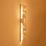 Modern Grand Shadow LED Wall Sconce Aluminum Diffused Indoor Light Matte White