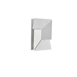Modern Grand Shadow LED Wall Sconce Aluminum Diffused Indoor Light Matte White