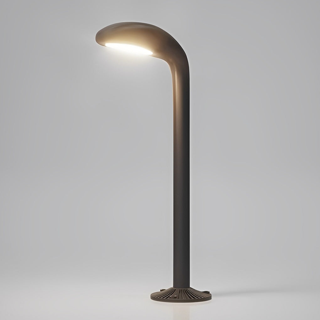 Modern Grass Inspired Outdoor Pathway Light Black Aluminum LED Garden Landscape Lighting
