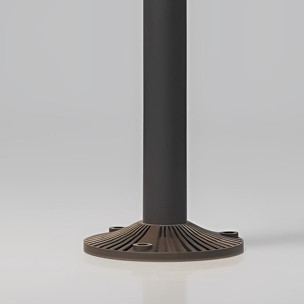 Modern Grass Inspired Outdoor Pathway Light Black Aluminum LED Garden Landscape Lighting