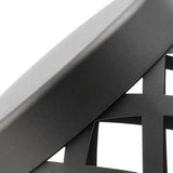 Modern Gray Aluminum LED Outdoor Post Light Waterproof Stool Shaped Landscape Lantern