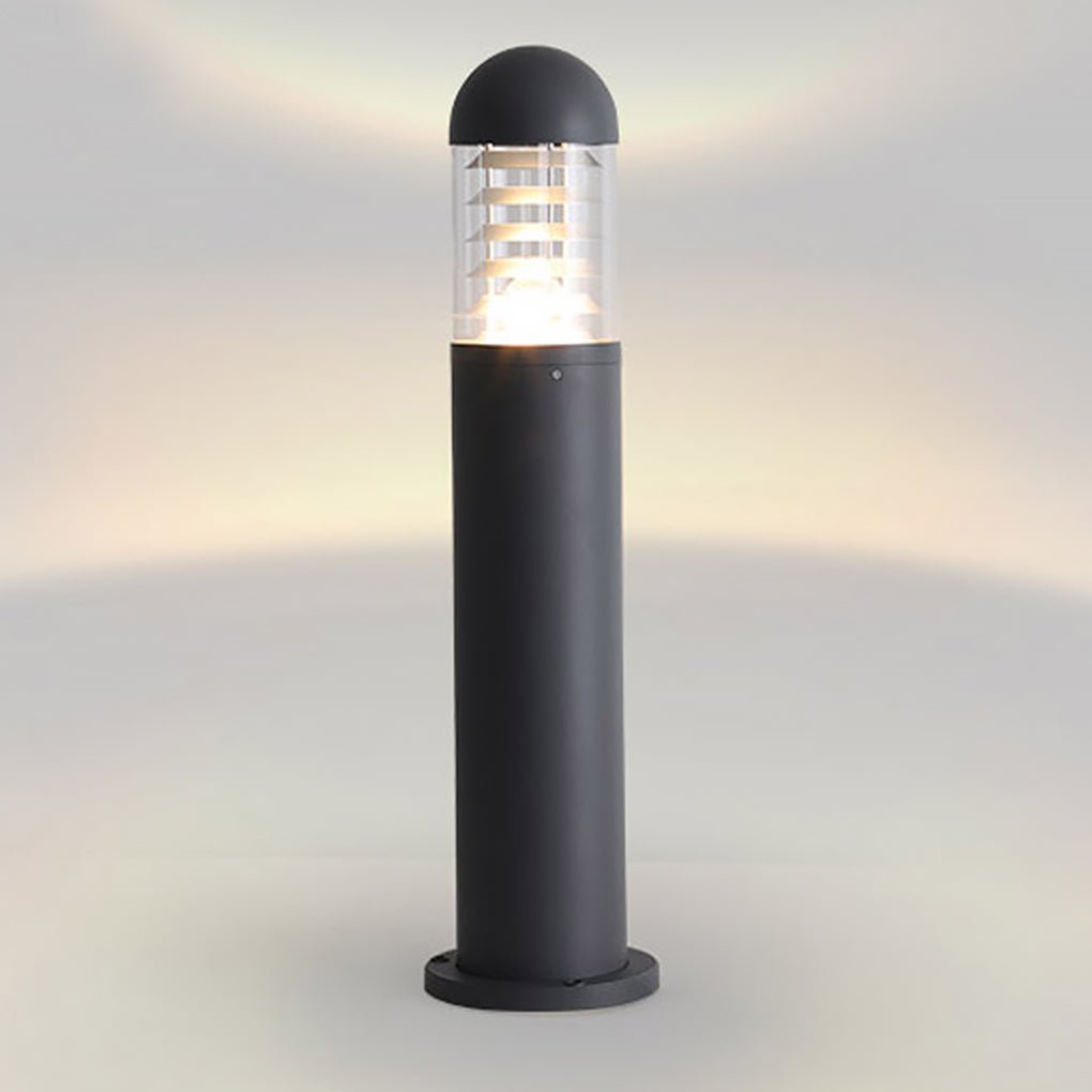 Modern Gray Aluminum Outdoor Landscape Path Lamp Waterproof Villa Garden Decorative Light