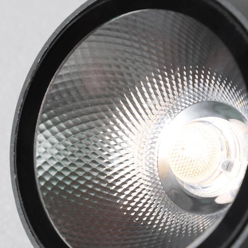 Modern Gray Round LED Garden Spotlight IP66 Waterproof Outdoor Tree and Lawn Light