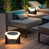 Modern Gray Solar LED Outdoor Post Light Waterproof Stainless Steel Pillar Lamp