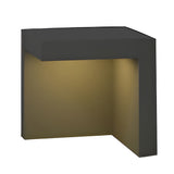 Modern Gray Solar Powered LED Outdoor Post Lights Waterproof Landscape Pathway Lighting for Gardens