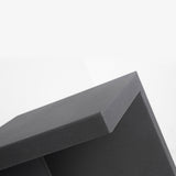 Modern Gray Solar Powered LED Outdoor Post Lights Waterproof Landscape Pathway Lighting for Gardens