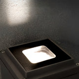 Modern Grey Aluminum LED Up and Down Beam Wall Light Outdoor Waterproof Sconce