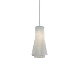 modern-grey-stainless-steel-pleated-mesh-pendant-light-with-integrated-led