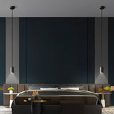 Modern H65 Copper Cylindrical Mini Pendant Light for Dining Room and Kitchen Island