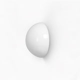 Modern Halbkugel Glass Half Sphere Wall Sconce and Ceiling Lamp in Chrome Finish