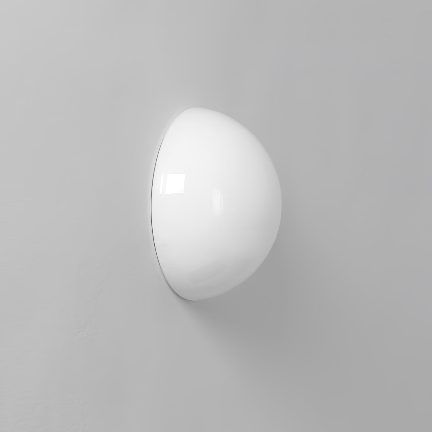 Modern Halbkugel Glass Half Sphere Wall Sconce and Ceiling Lamp in Chrome Finish