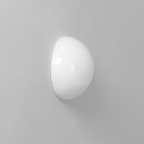 Modern Halbkugel Glass Half Sphere Wall Sconce and Ceiling Lamp in Chrome Finish