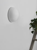Modern Halbkugel Glass Half Sphere Wall Sconce and Ceiling Lamp in Chrome Finish