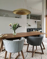 Modern Hammered Brass Pendant Light Industrial Style Hanging Ceiling Lamp for Living Room