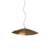 Modern Hammered Brass Pendant Light Industrial Style Hanging Ceiling Lamp for Living Room