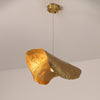 Modern Hammered Brass Pendant Light Industrial Style Hanging Ceiling Lamp for Living Room