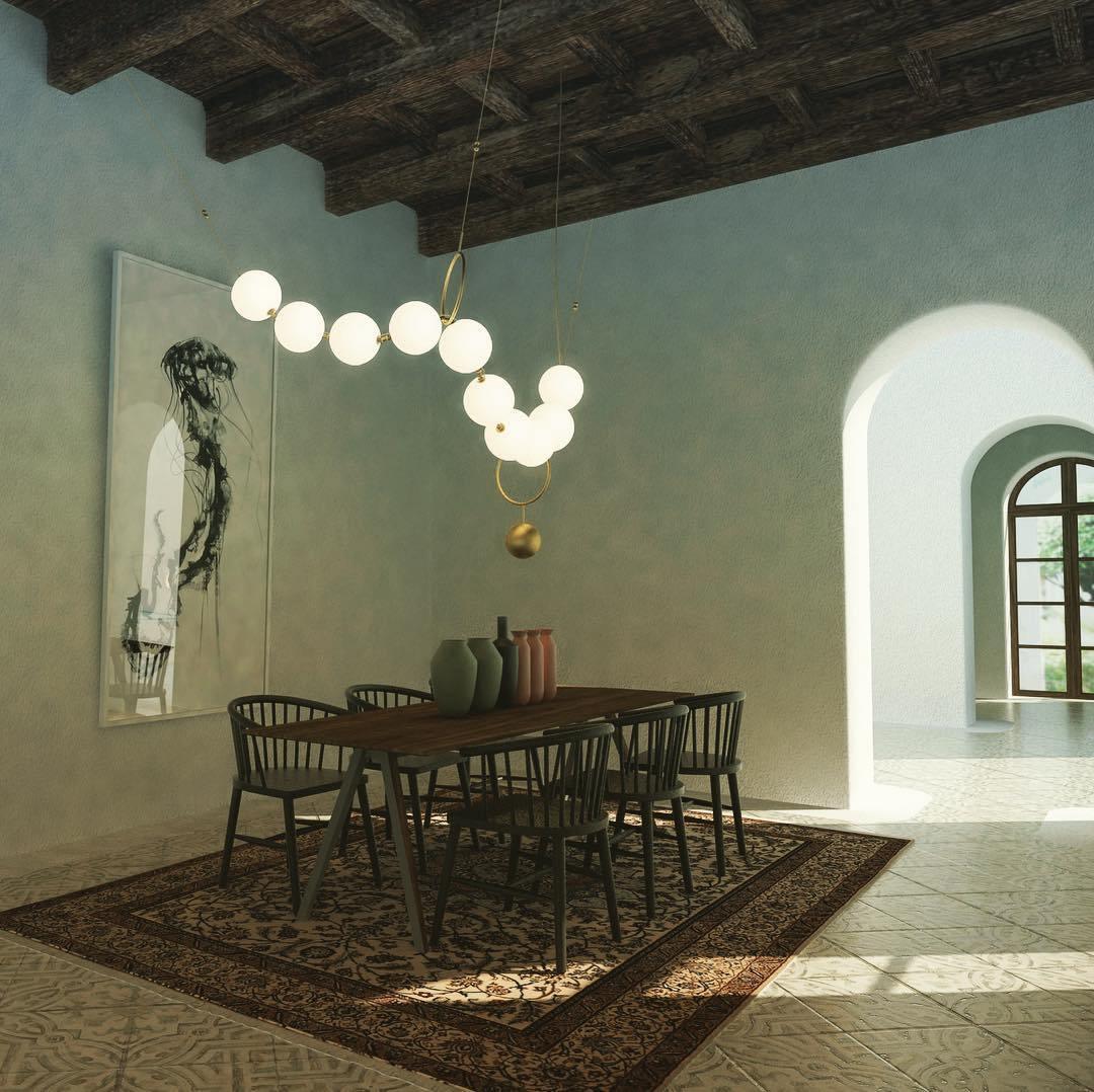 modern-hand-blown-glass-globe-necklace-led-pendant-light-for-living-dining-room