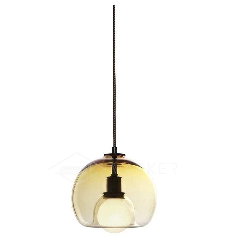 Modern Handblown Glass Globe Pendant Light for Kitchen and Dining Room