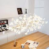 Modern Handcrafted Ceramic Gingko Leaf Chandelier Ceiling Light Fixture