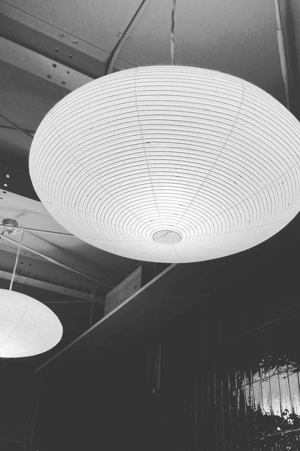 Modern Handcrafted Washi Rice Paper Pendant Light 15A Organic Mulberry Paper Ceiling Hanging Lamp