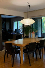 Modern Handcrafted Washi Rice Paper Pendant Light 15A Organic Mulberry Paper Ceiling Hanging Lamp