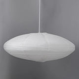 Modern Handcrafted Washi Rice Paper Pendant Light 15A Organic Mulberry Paper Ceiling Hanging Lamp