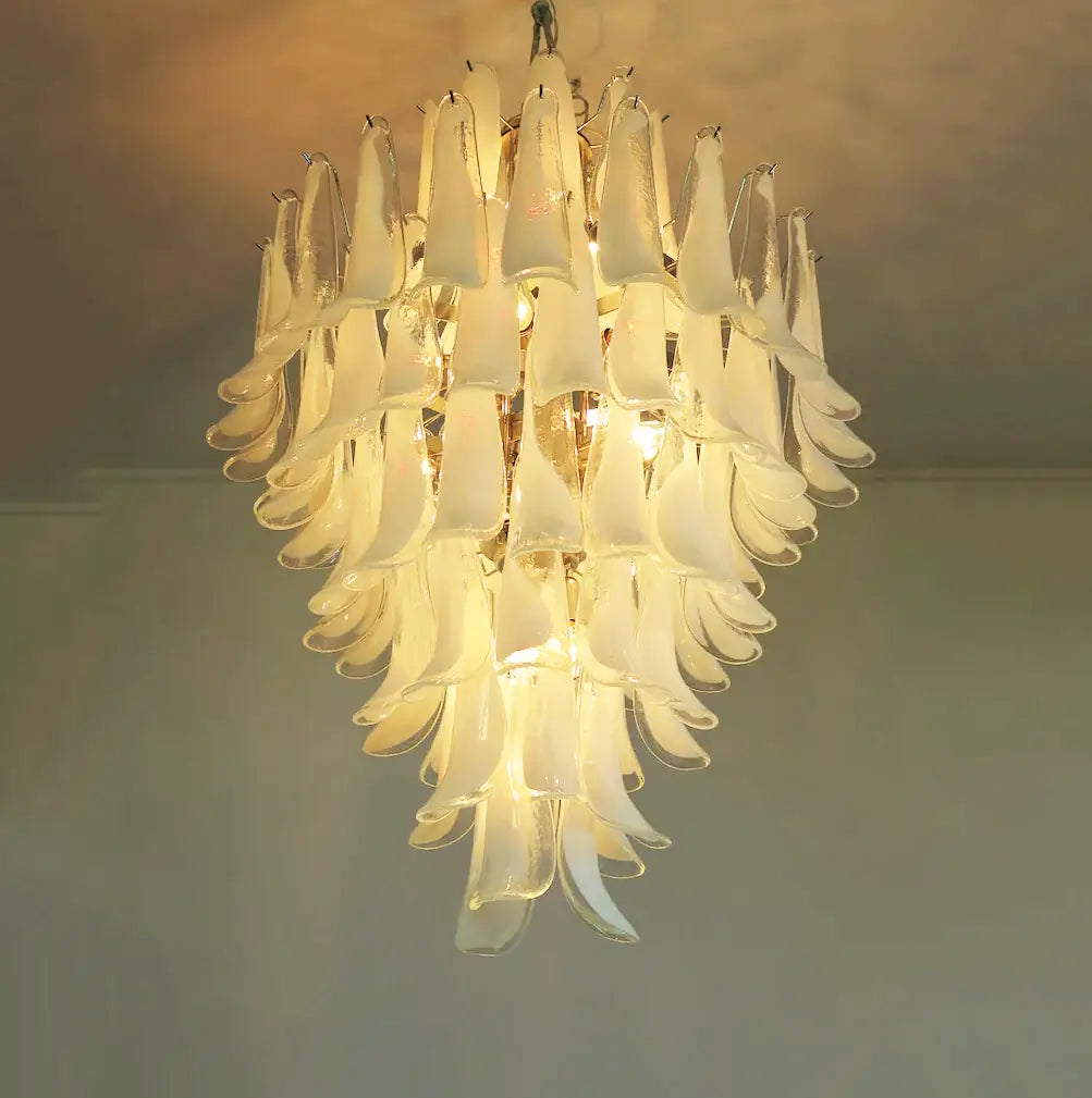 modern-handcrafted-white-and-caramel-murano-glass-petal-chandelier-lighting-for-luxury-spaces