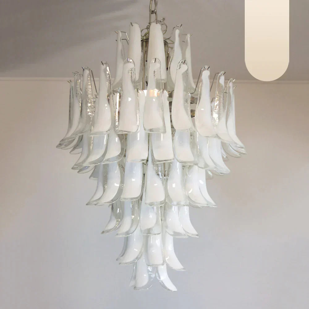 modern-handcrafted-white-and-caramel-murano-glass-petal-chandelier-lighting-for-luxury-spaces