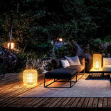 Modern Handcrafted Woven Rattan Outdoor Garden Lamp Waterproof LED Landscape Lighting