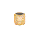 Modern Handcrafted Woven Rattan Outdoor Garden Lamp Waterproof LED Landscape Lighting