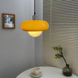 Modern Harvey Glass Globe Pendant Light with Chrome Finish and Plexiglass Shade