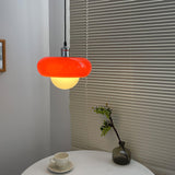 Modern Harvey Glass Globe Pendant Light with Chrome Finish and Plexiglass Shade