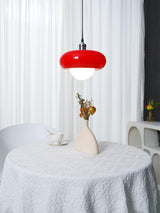 Modern Harvey Glass Globe Pendant Light with Chrome Finish and Plexiglass Shade