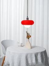 Modern Harvey Glass Globe Pendant Light with Chrome Finish and Plexiglass Shade