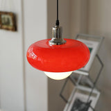Modern Harvey Glass Globe Pendant Light with Chrome Finish and Plexiglass Shade