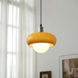 Modern Harvey Glass Globe Pendant Light with Chrome Finish and Plexiglass Shade