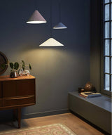 Modern Hat Resin Pendant Light Pleated Design Ceiling Lamp Macaron Colors for Indoor Lighting