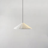 Modern Hat Resin Pendant Light Pleated Design Ceiling Lamp Macaron Colors for Indoor Lighting