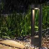 Modern Hollow Cylindrical Outdoor LED Bollard Light Waterproof Pathway Lamp for Garden and Yard