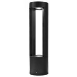 Modern Hollow Cylindrical Outdoor LED Bollard Light Waterproof Pathway Lamp for Garden and Yard