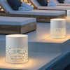 Modern Hollow Design Outdoor Post Light Waterproof Stainless Steel Garden Pedestal Lamp