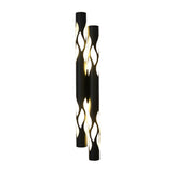 Modern Hollow Flame LED Wall Sconce Up and Down Light Nordic Style Fixture for Indoor Decor