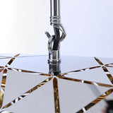 Modern Hollow Stainless Steel Pendant Light Irregular Creative Chandelier for Dining Room