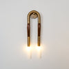 Modern Horsehair Tassel Wall Lamp with G9 LED Sconce and Elegant Glass Shade