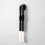 Modern Horsehair Tassel Wall Lamp with G9 LED Sconce and Elegant Glass Shade