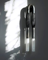 Modern Horsehair Tassel Wall Lamp with G9 LED Sconce and Elegant Glass Shade