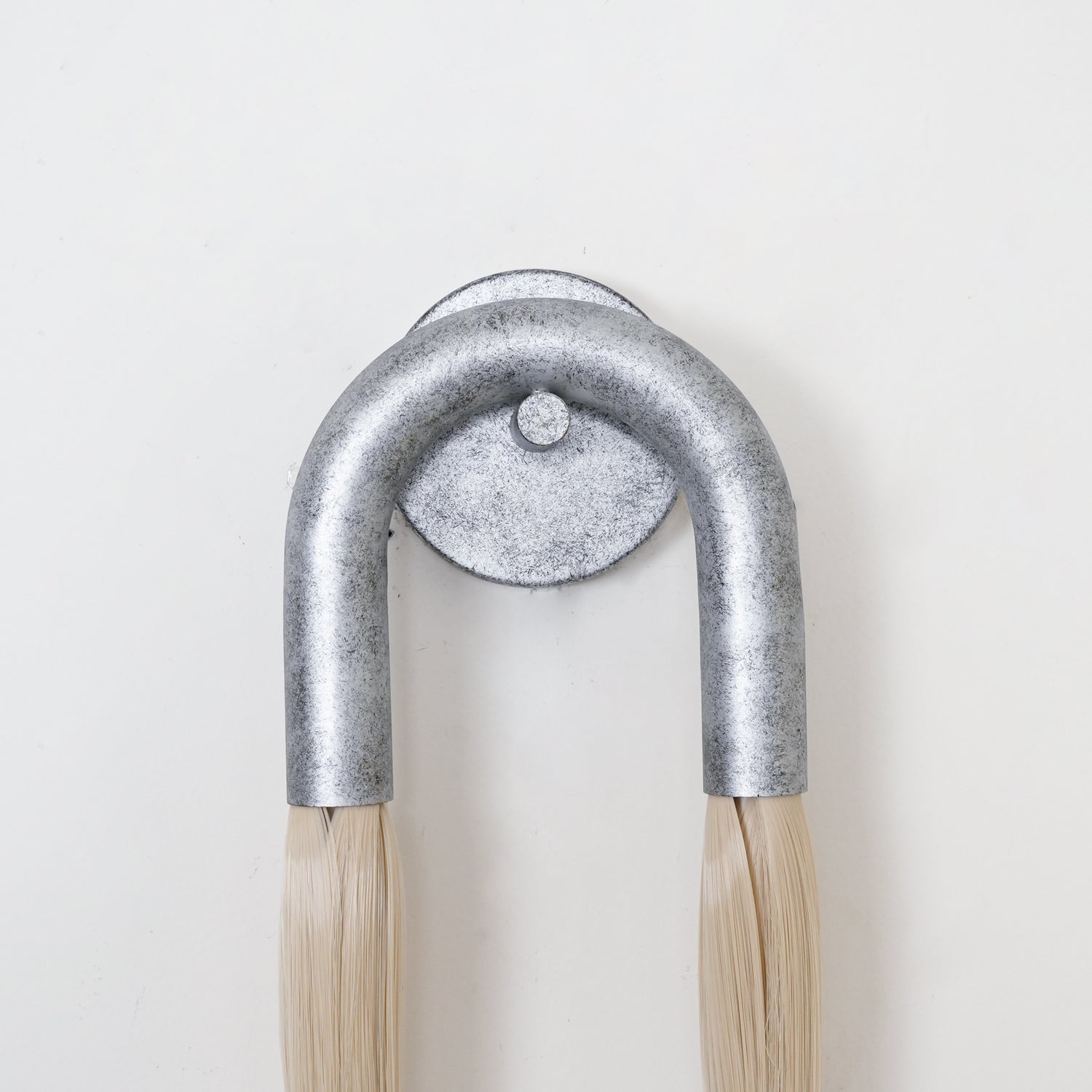 Modern Horsehair Tassel Wall Lamp with G9 LED Sconce and Elegant Glass Shade