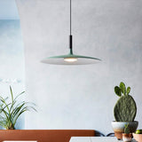 Modern Industrial Aluminum Pendant Light with Focused LED Illumination for Indoor Spaces