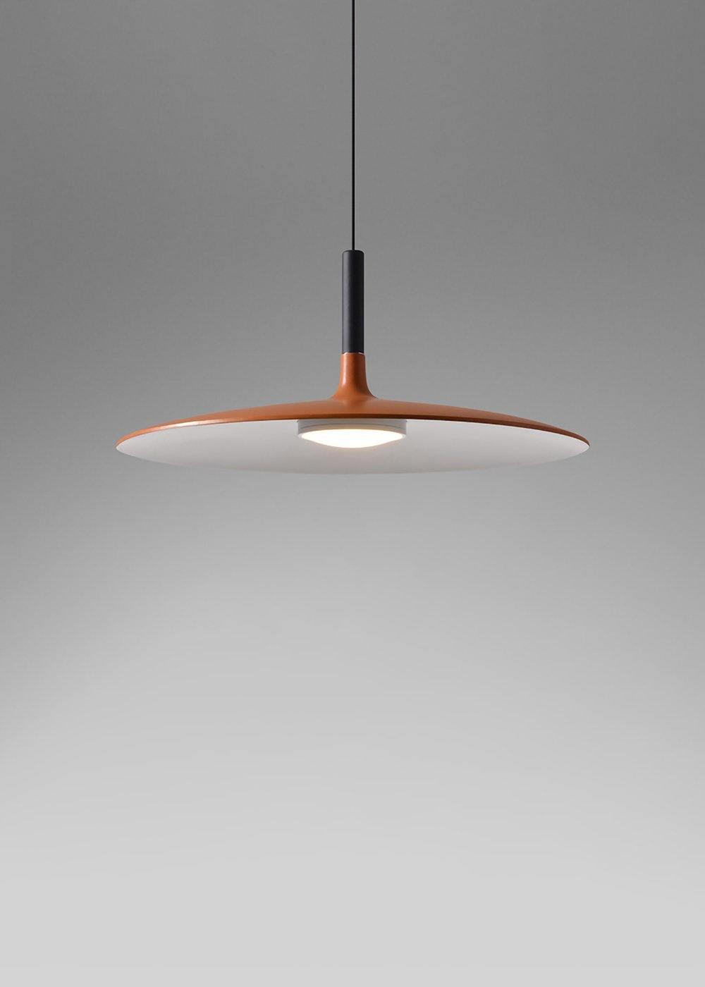 Modern Industrial Aluminum Pendant Light with Focused LED Illumination for Indoor Spaces
